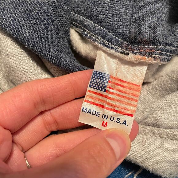 Vintage Sea Otter Monterey California K Chin Hoodie Sweatshirt Youth Medium 5/6 - Picture 4 of 9